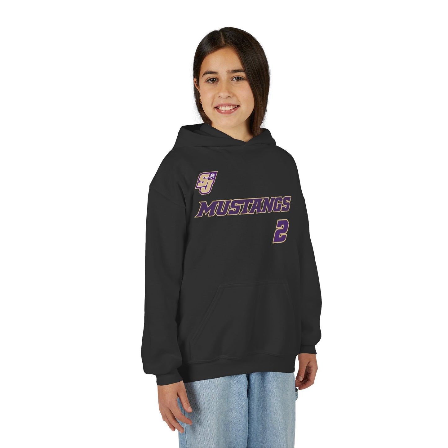 YOUTH Baseball Personalized Player Hoodie - Unisex Hooded Sweatshirt MS Baseball