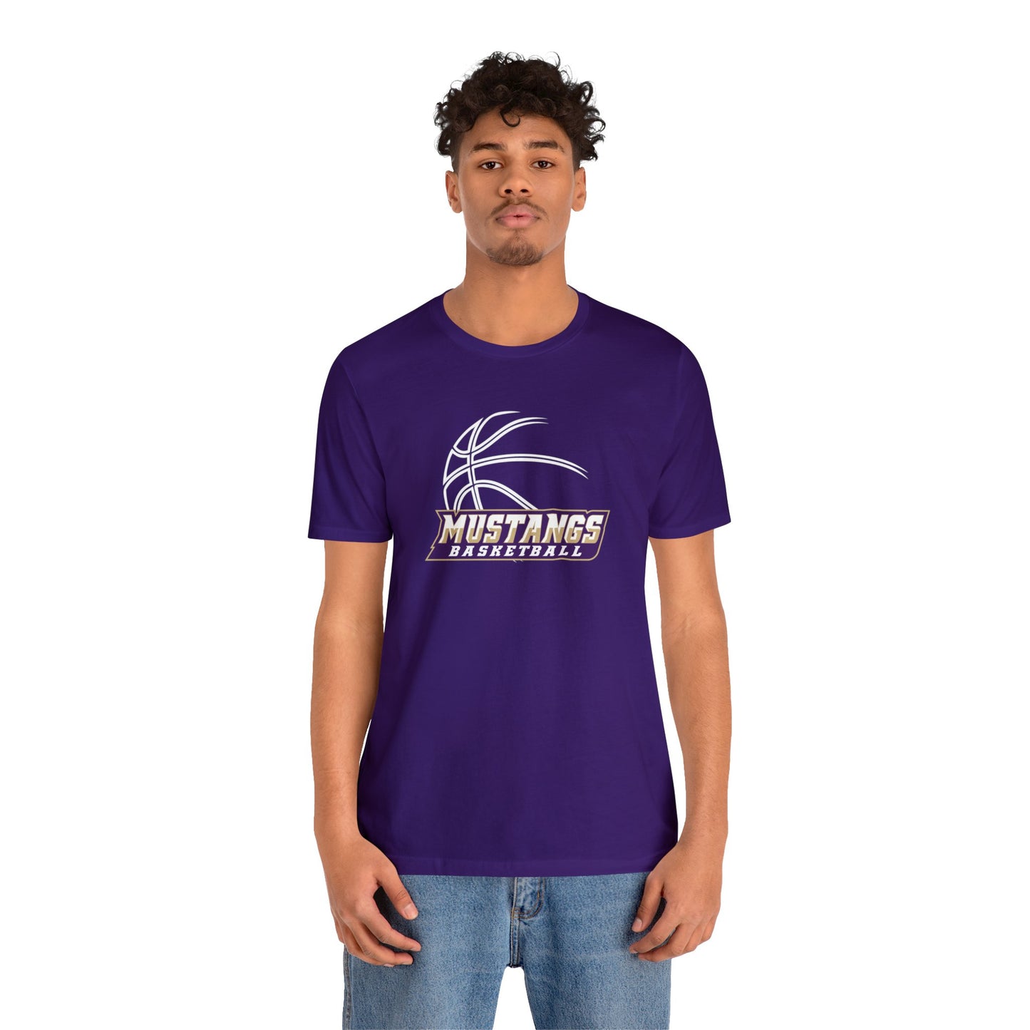 Mustangs Athletics Basketball Unisex Soft Shirt BASKETBALL ELEM