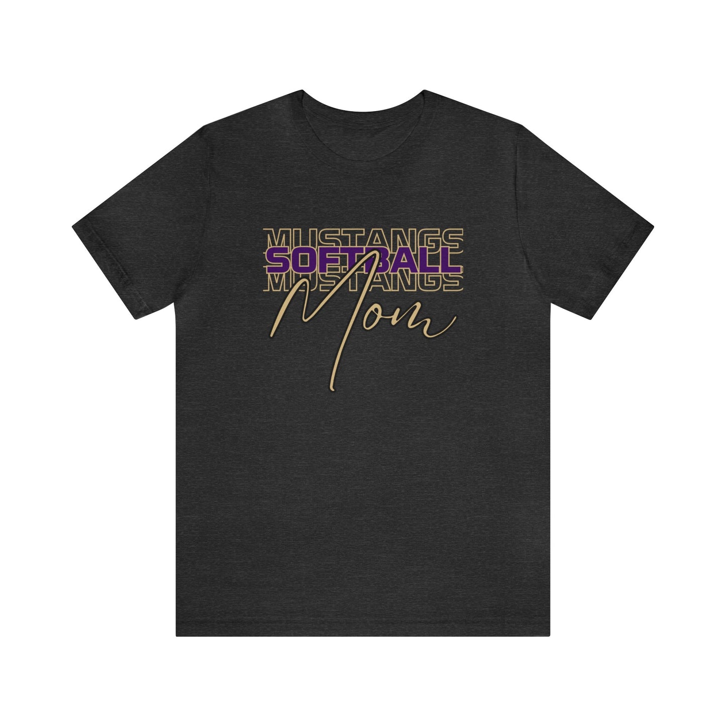 Softball Mom Repeat Unisex Soft Shirt SOFTBALL ELEM