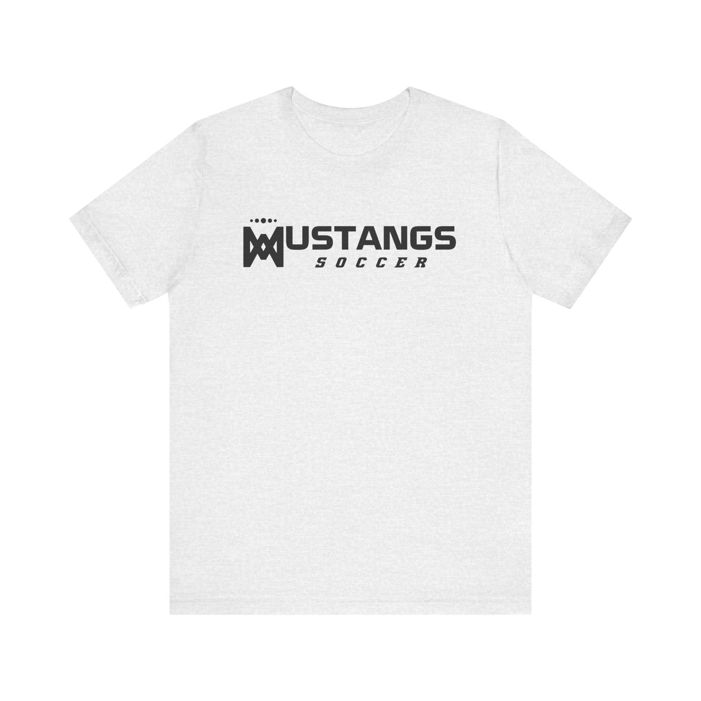 Mustangs Soccer M Script Unisex Soft Shirt SOCCER HS
