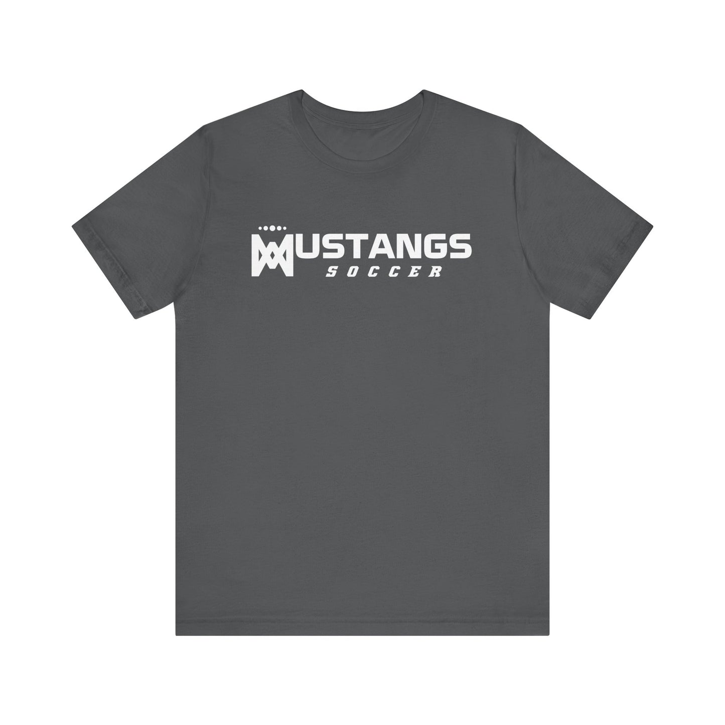 Mustangs Soccer M Script Unisex Soft Shirt SOCCER HS