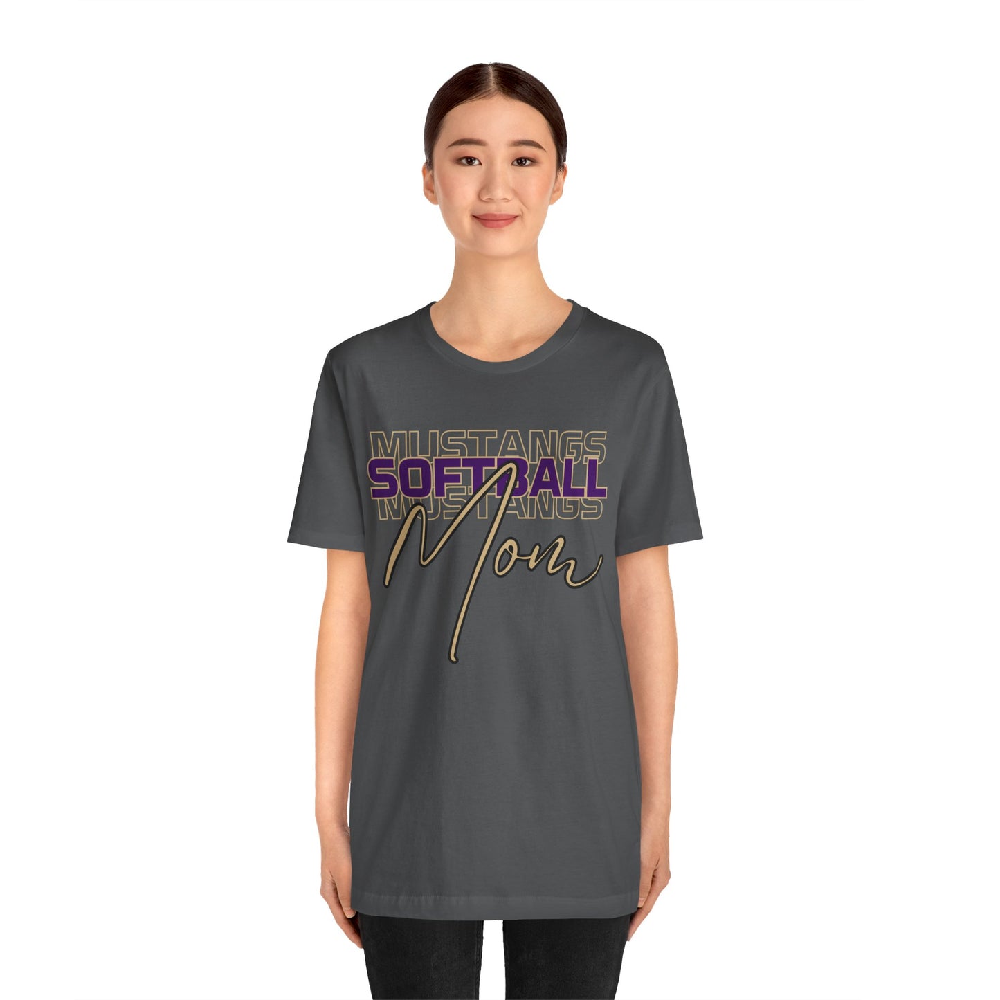 Softball Mom Repeat Unisex Soft Shirt Elementary