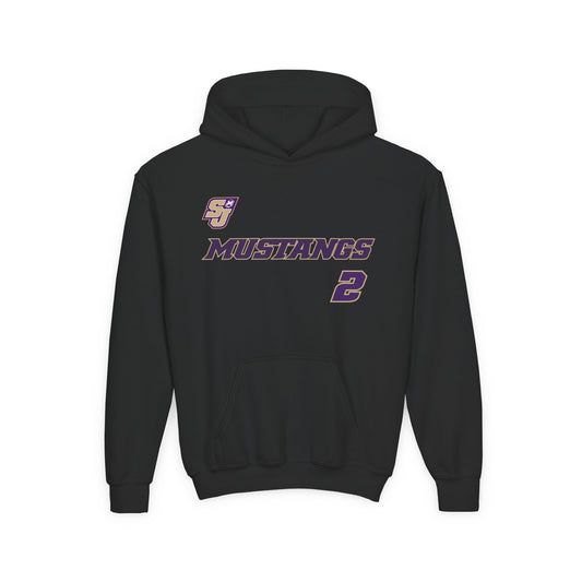 YOUTH Baseball Personalized Player Hoodie - Unisex Hooded Sweatshirt MS Baseball