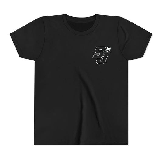 YOUTH Outline Front and Back Short Sleeve Tee