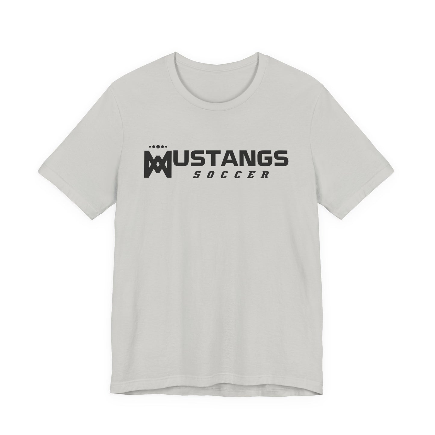 Mustangs Soccer M Script Unisex Soft Shirt SOCCER HS