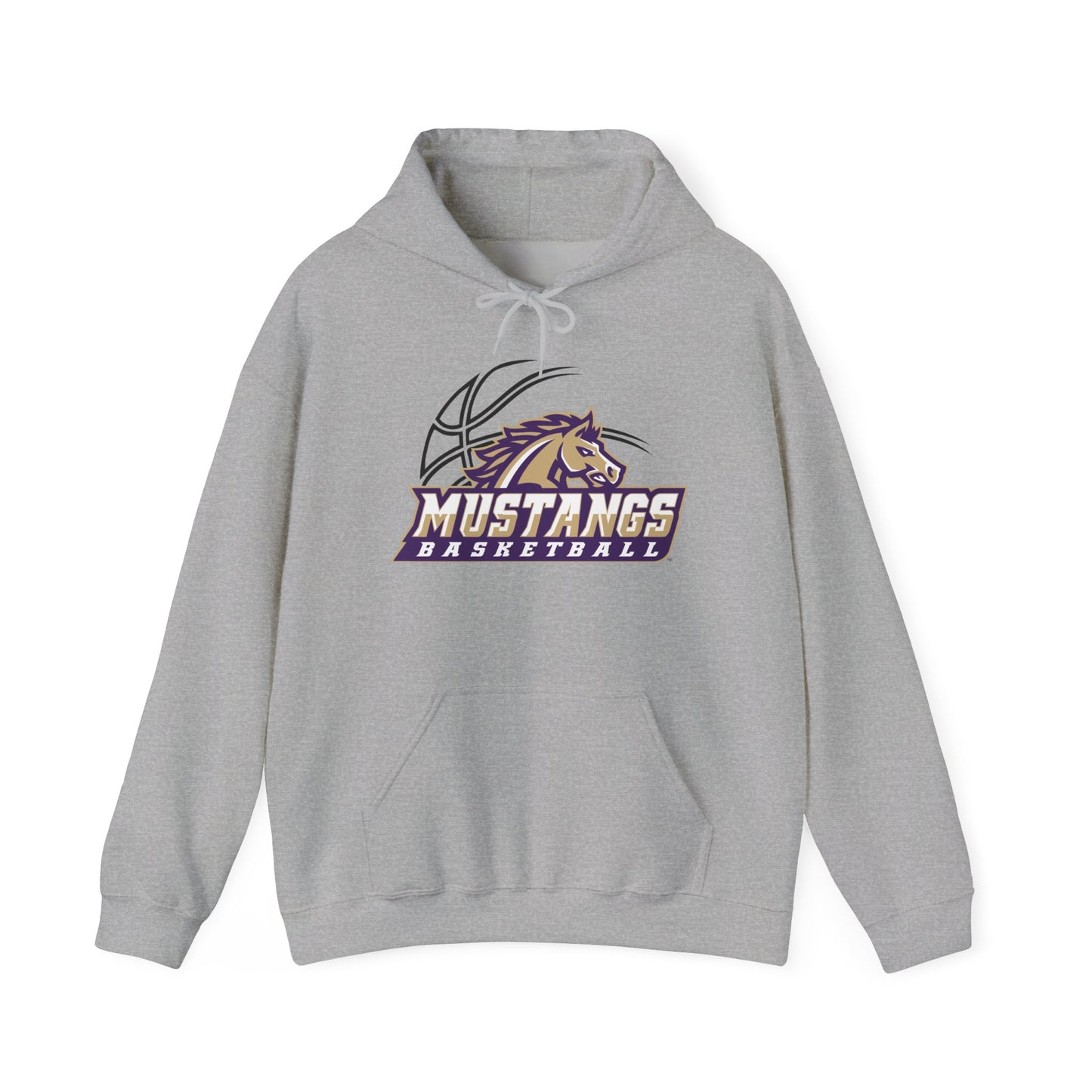 Mustangs Soccer Athletics Unisex Hooded Sweatshirt HS BASKETBALL