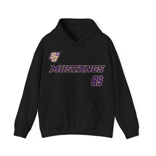 Softball Personalized Player Hoodie - Unisex Hooded Sweatshirt MS Baseball