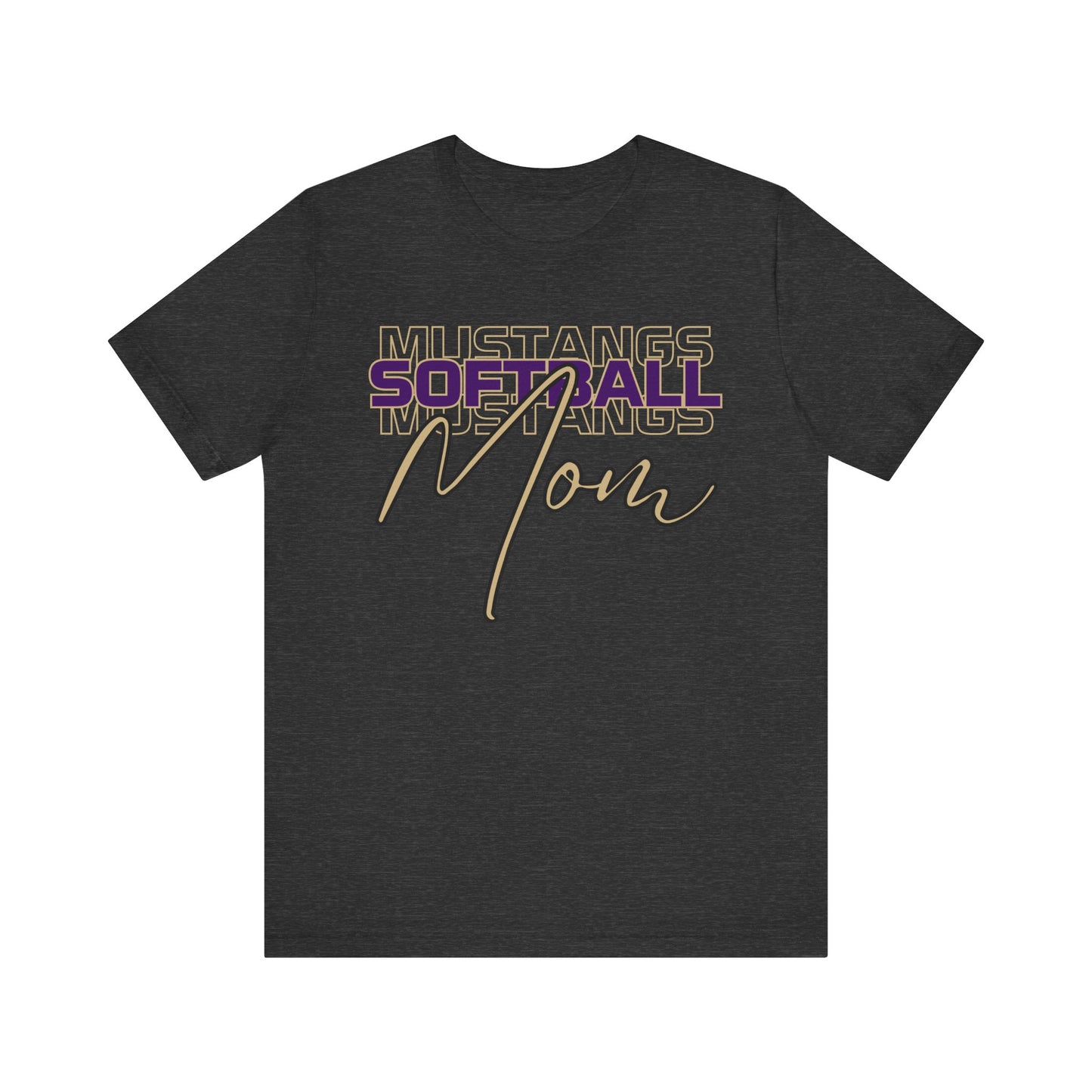 Softball Mom Repeat Unisex Soft Shirt SOFTBALL HS