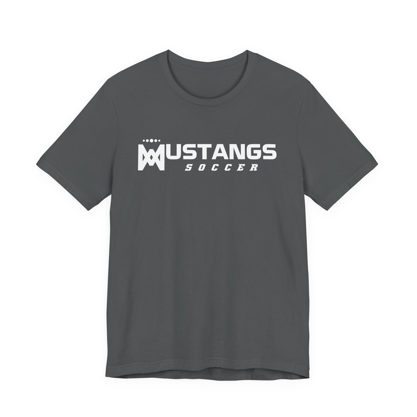 Mustangs Soccer M Script Unisex Soft Shirt SOCCER HS