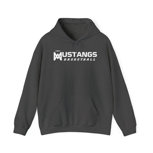 Mustangs Basketball M Unisex Heavy Blend™ Hooded Sweatshirt HS BASKETBALL