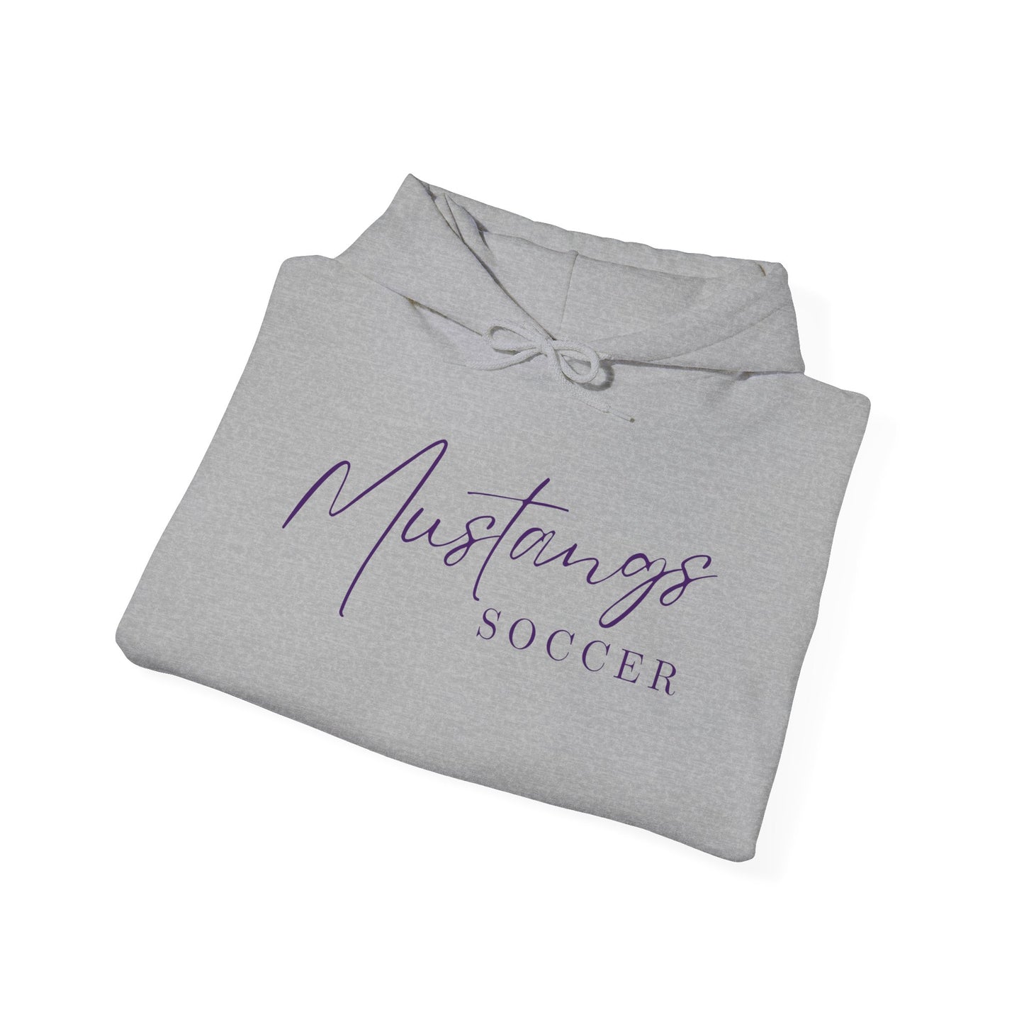 Mustangs Soccer Script Unisex Hooded Sweatshirt HS SOCCER