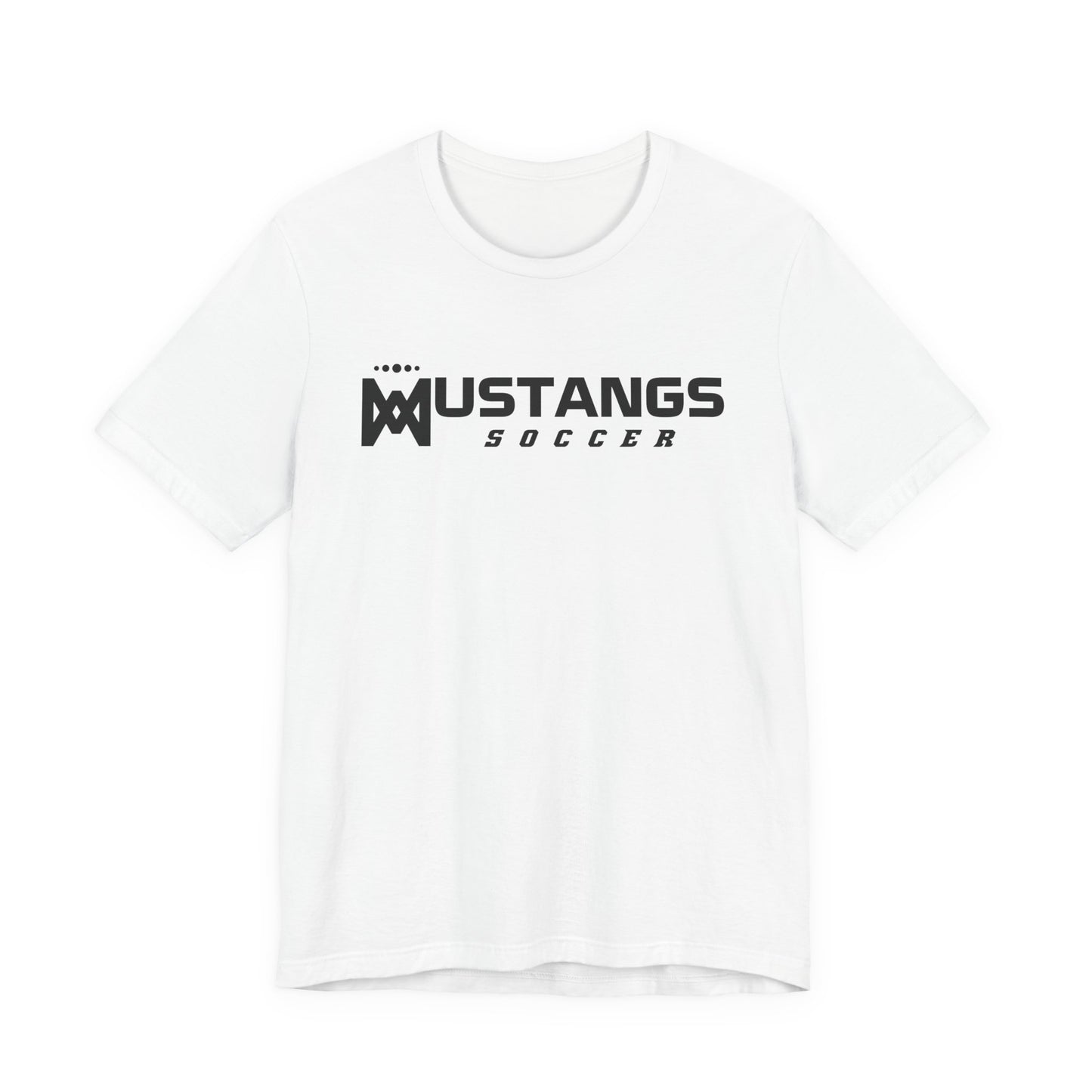 Mustangs Soccer M Script Unisex Soft Shirt SOCCER HS