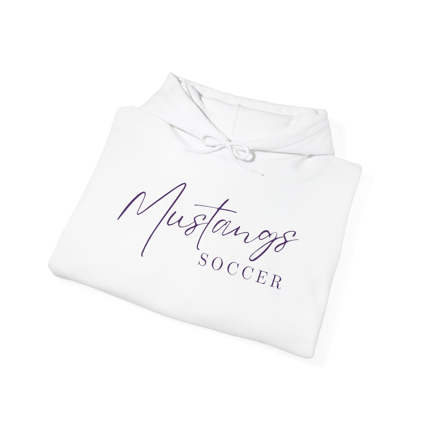 Mustangs Soccer Script Unisex Hooded Sweatshirt HS SOCCER