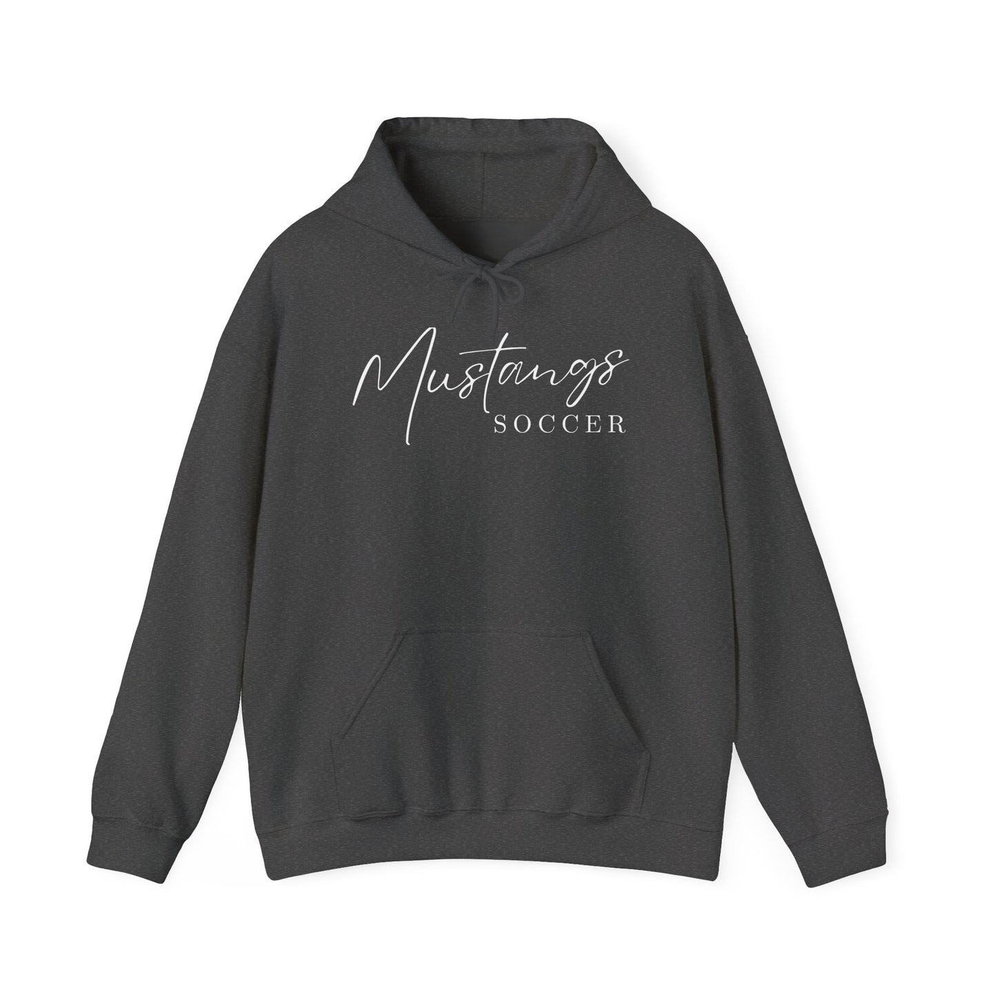 Mustangs Soccer Script Unisex Hooded Sweatshirt HS SOCCER
