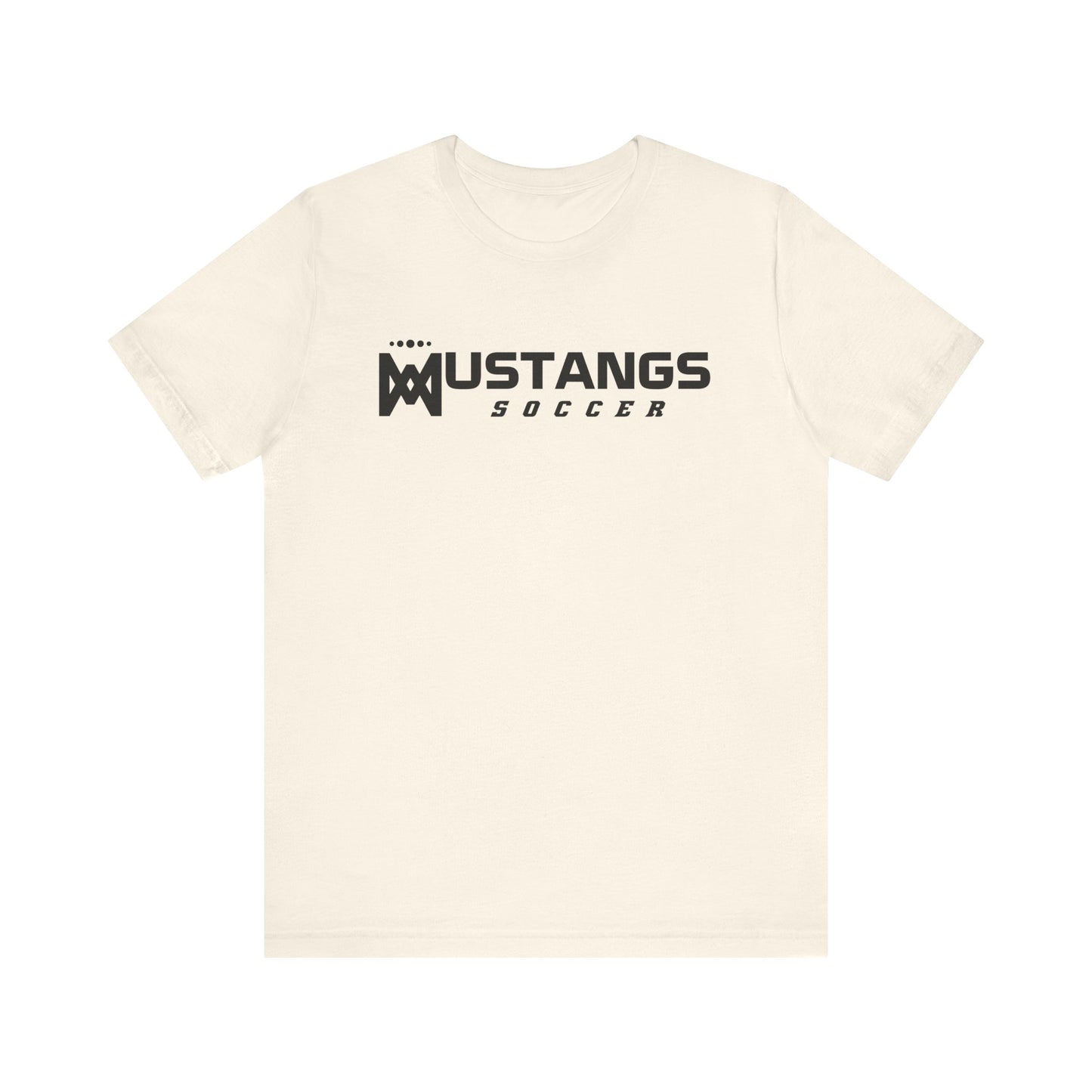 Mustangs Soccer M Script Unisex Soft Shirt SOCCER HS
