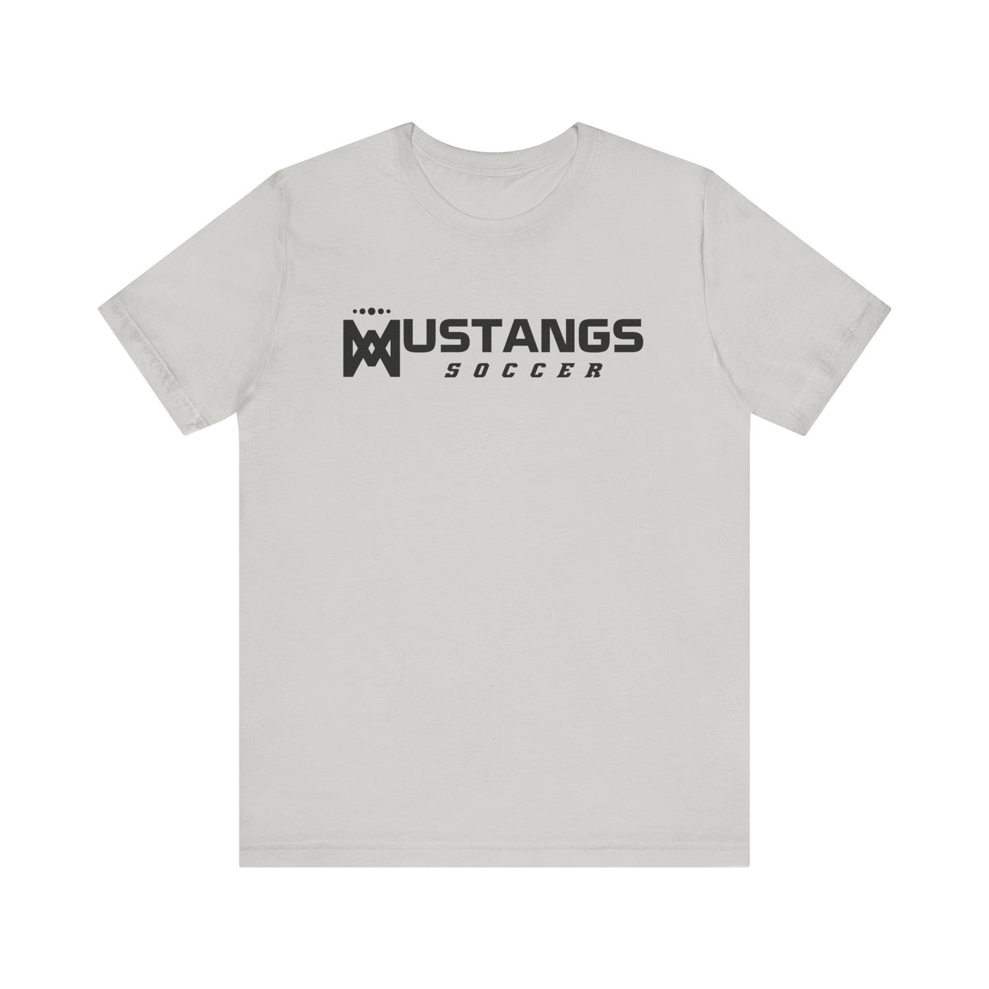 Mustangs Soccer M Script Unisex Soft Shirt SOCCER HS