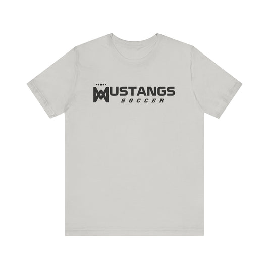 Mustangs Soccer M Script Unisex Soft Shirt SOCCER HS
