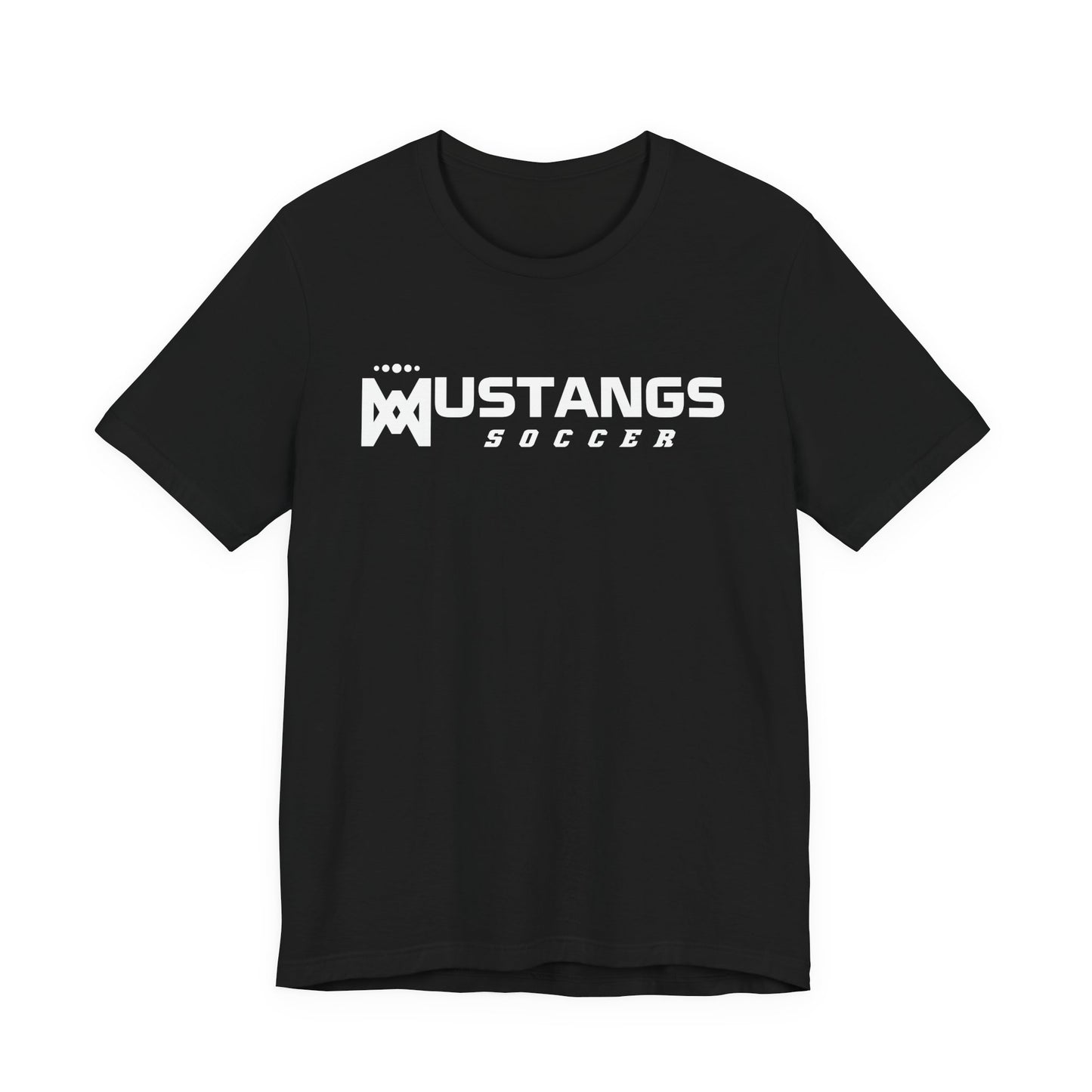 Mustangs Soccer M Script Unisex Soft Shirt SOCCER HS
