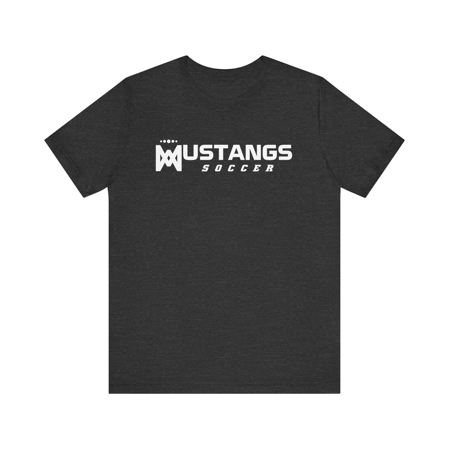 Mustangs Soccer M Script Unisex Soft Shirt SOCCER HS