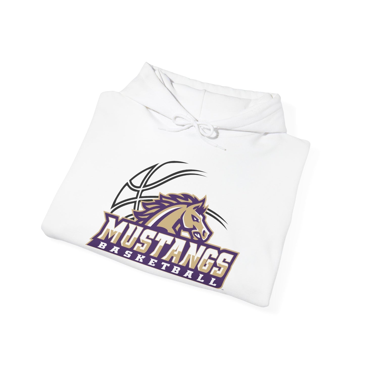 Mustangs Soccer Athletics Unisex Hooded Sweatshirt HS BASKETBALL