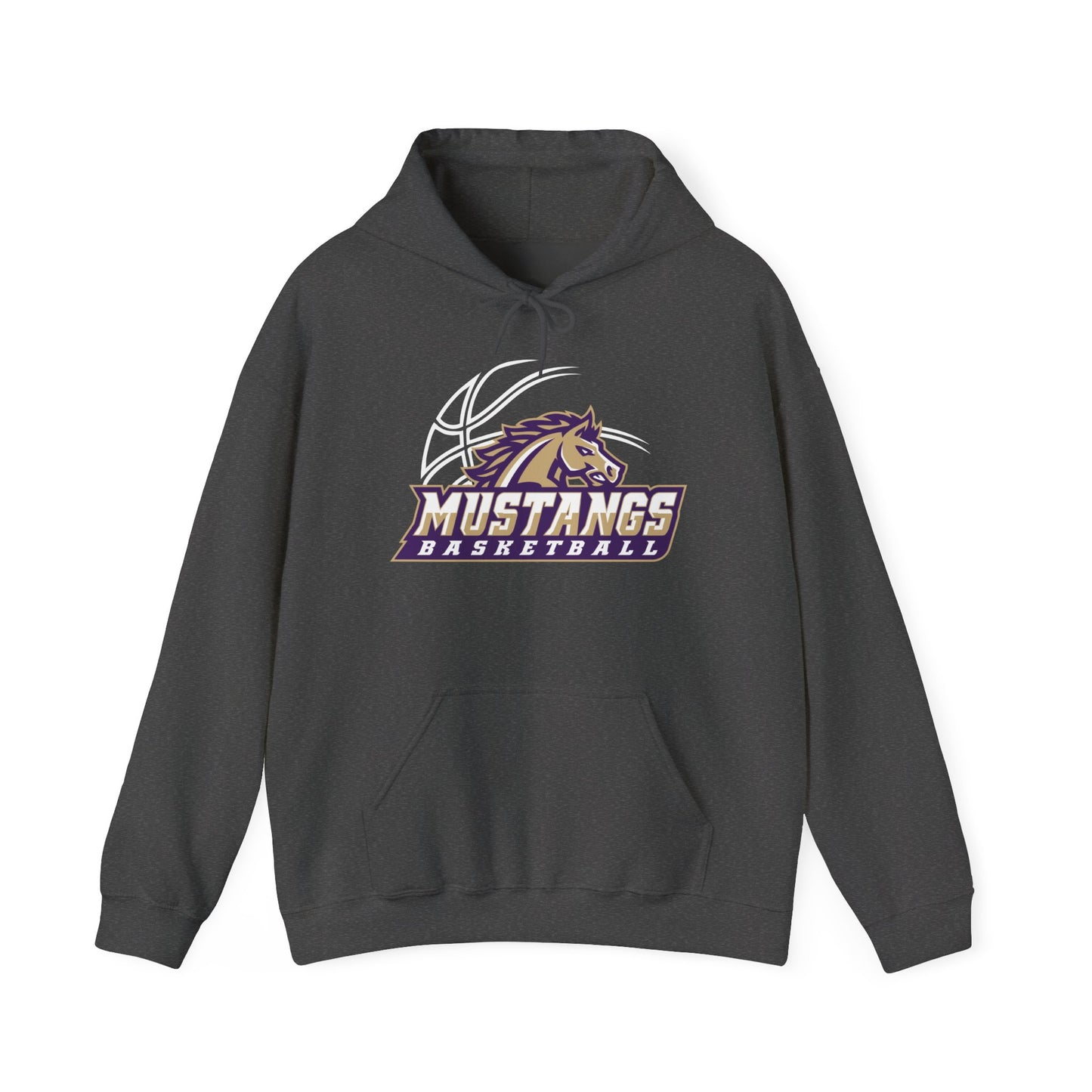 Mustangs Soccer Athletics Unisex Hooded Sweatshirt HS BASKETBALL