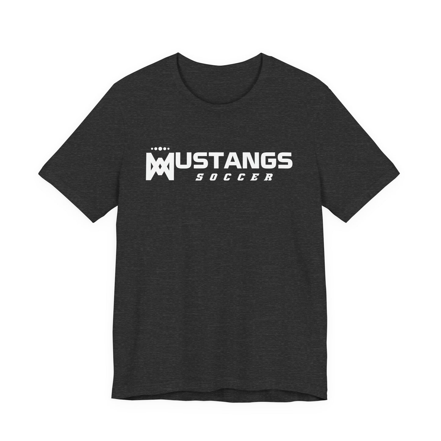 Mustangs Soccer M Script Unisex Soft Shirt SOCCER HS